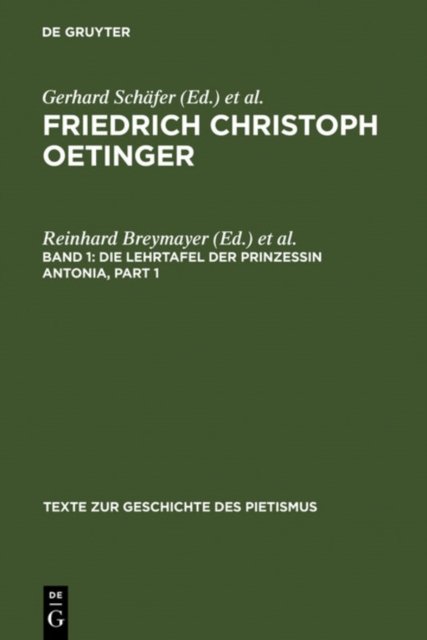 Lehrtafel der Prinzessin Antonia