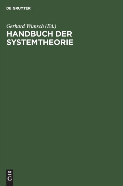 Handbuch Der Systemtheorie