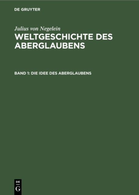 Idee des Aberglaubens