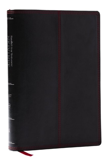 NKJV-NET Parallel New Testament with NET Translators'' Notes, Black Leathersoft, Red Letter, Comfort Print