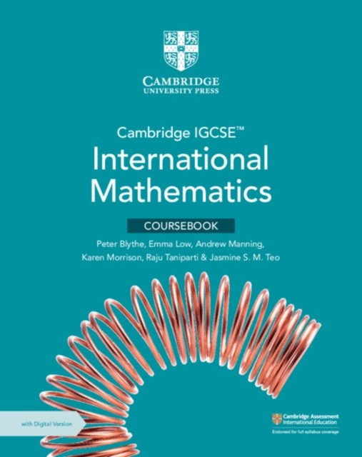Cambridge Igcse International Mathematics Coursebook + Digital Version 2 Years Access