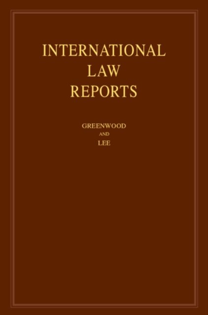 International Law Reports: Volume 198