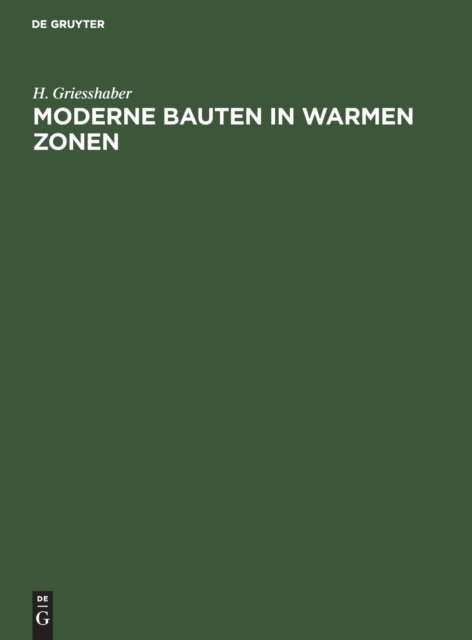 Moderne Bauten in Warmen Zonen