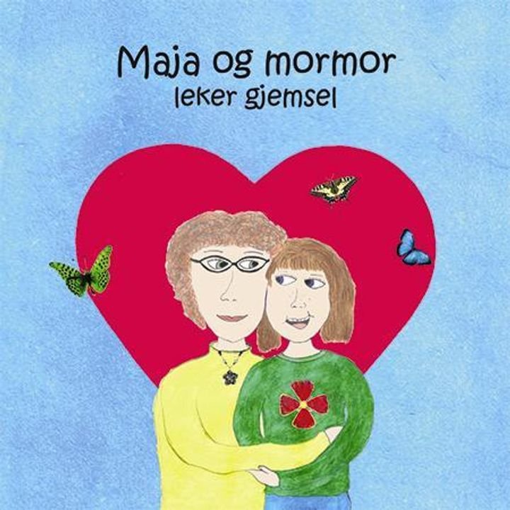Maja og mormor leker gjemsel