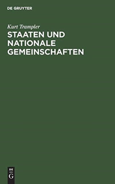 Staaten Und Nationale Gemeinschaften
