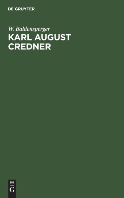 Karl August Credner