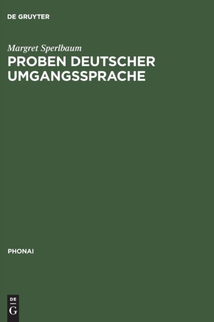 Proben deutscher Umgangssprache