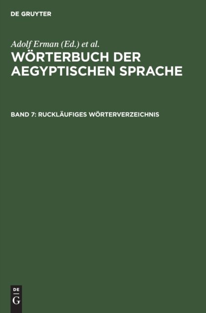 Rucklaufiges Worterverzeichnis