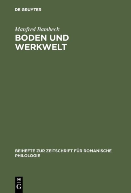 Boden Und Werkwelt