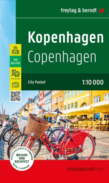 Copenhagen, City Pocket Map 1:10.000