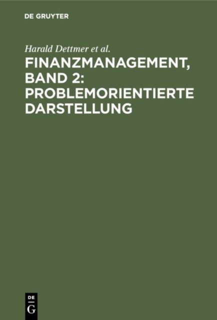 Finanzmanagement, Band 2