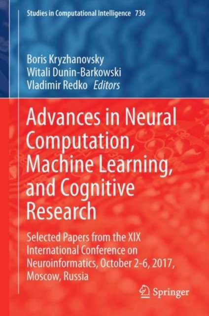 Advances in Neural Computation, Machine Learning, and Cognitive Research