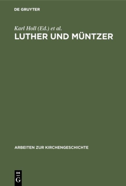 Luther Und Müntzer