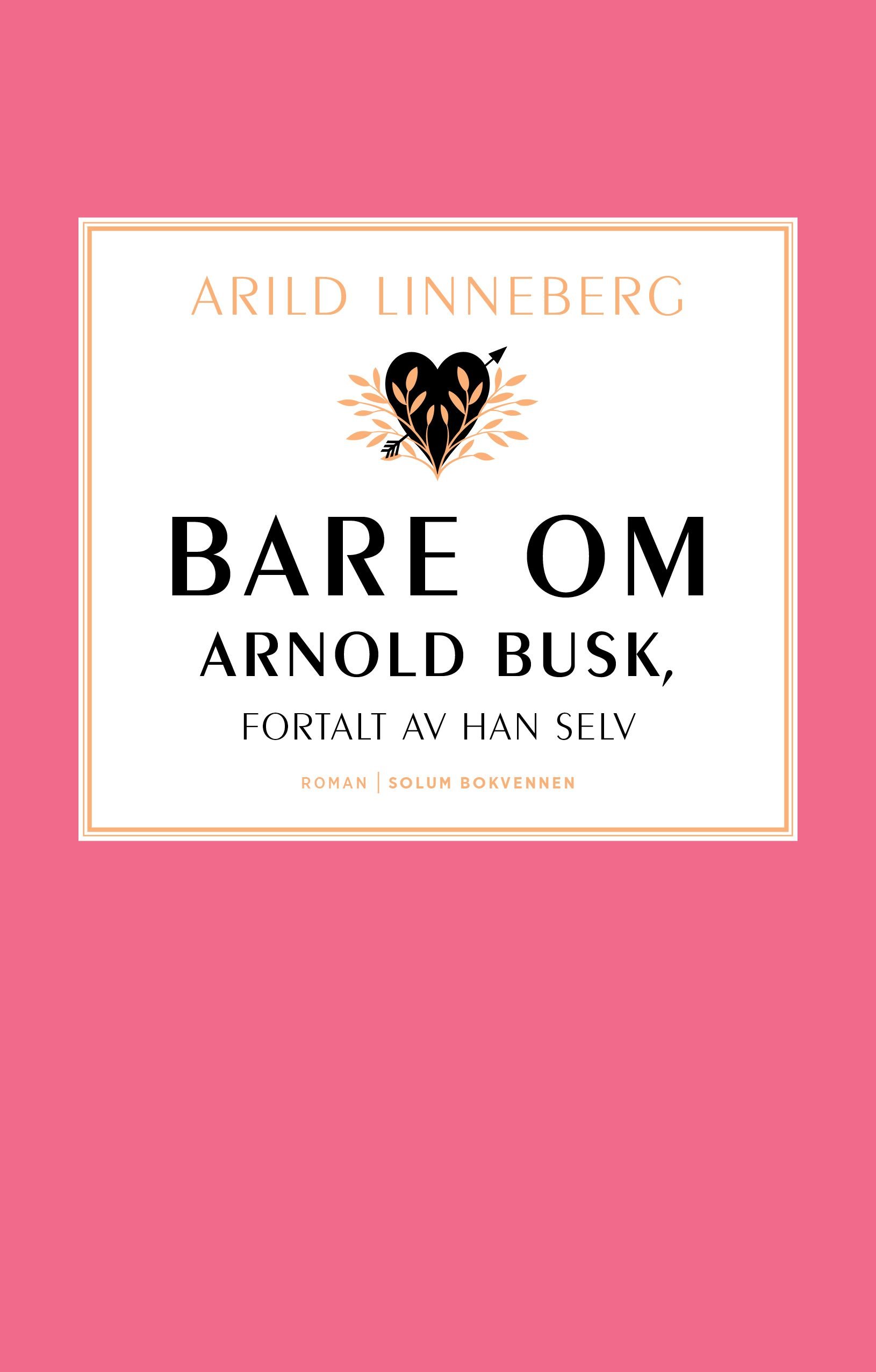 Bare om Arnold Busk, fortalt av han selv - roman