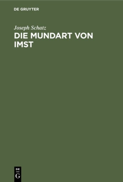 Die Mundart Von Imst
