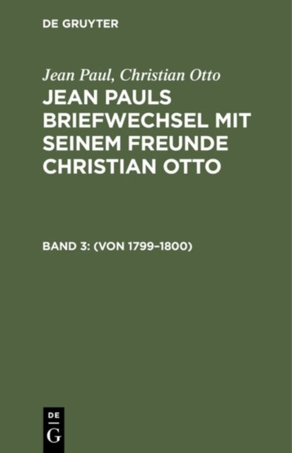 (Von 1799-1800)
