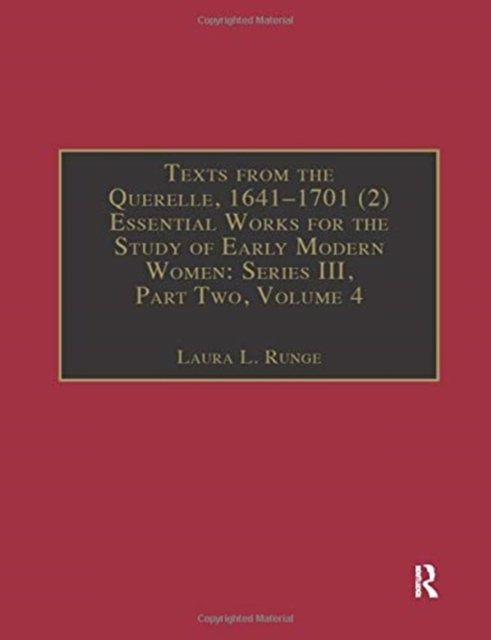 Texts from the Querelle, 1641–1701 (2)