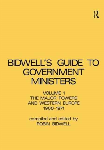 Guide to Government Ministers