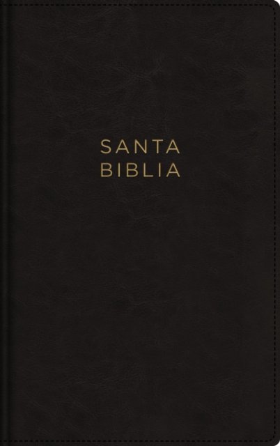NBLA, Santa Biblia, Ultrafina, Letra grande, Leathersoft, Negro, Palabras de Jesus en rojo, con cierre