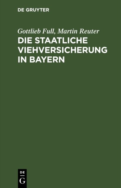 staatliche Viehversicherung in Bayern