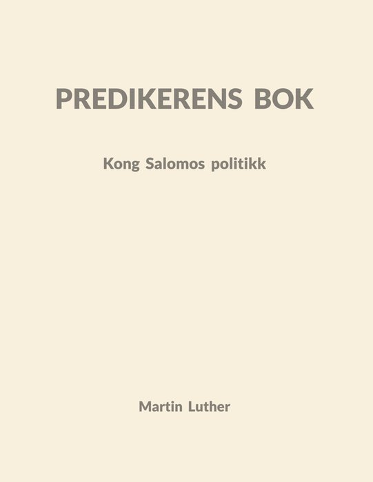 Predikerens bok