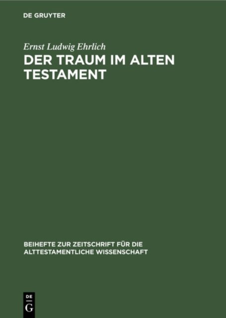 Der Traum Im Alten Testament