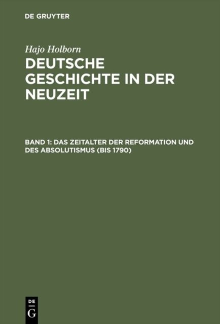 Zeitalter der Reformation und des Absolutismus