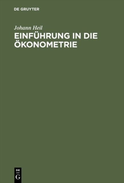 Einfuhrung in die Okonometrie