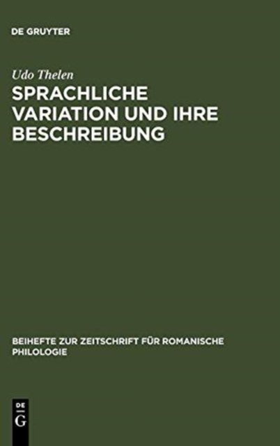 Sprachliche Variation Und Ihre Beschreibung