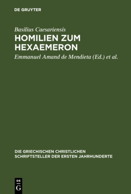 Homilien zum Hexaemeron