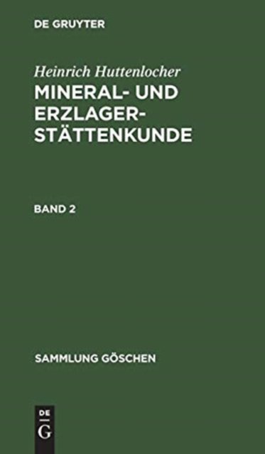 Sammlung Goschen Mineral- und Erzlagerstattenkunde