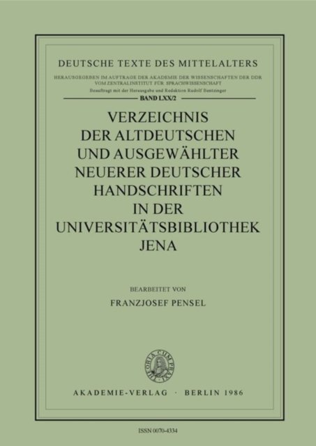 Verzeichnis Altdeutscher Handschriften