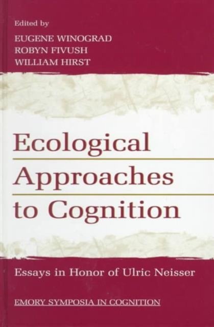 Ecological Approaches to Cognition