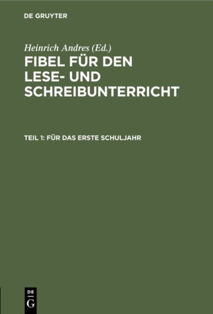 Fur Das Erste Schuljahr