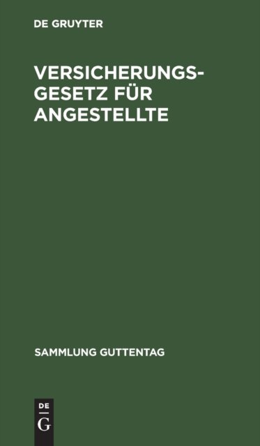 Versicherungsgesetz Für Angestellte