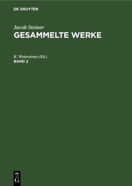 Gesammelte Werke. Band 2