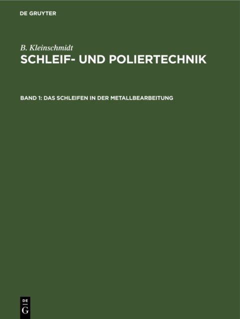 Schleifen in der Metallbearbeitung