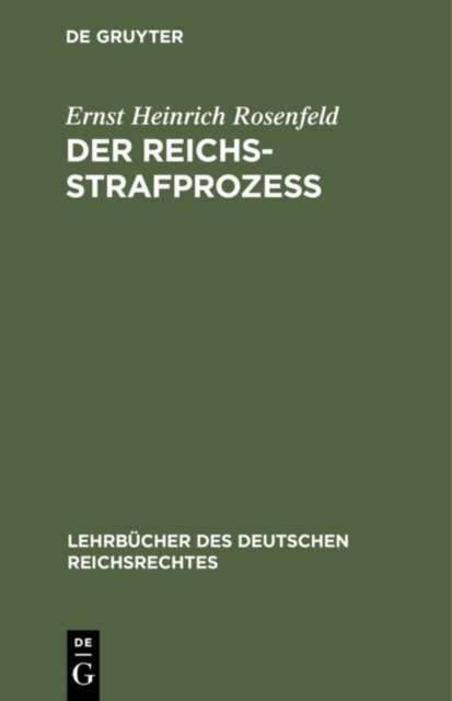 Reichs-Strafprozeß