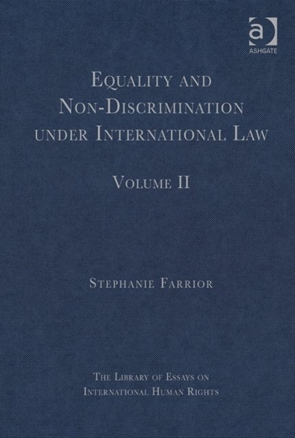 Equality and Non-Discrimination under International Law