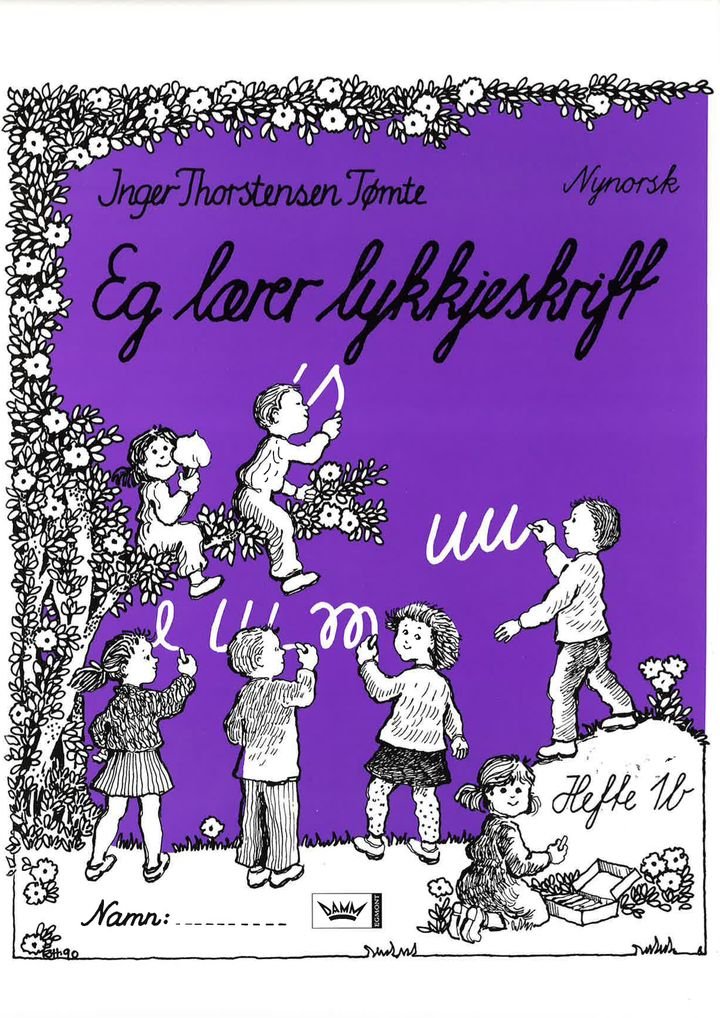 Eg lærer lykkjeskrift - hefte 1B