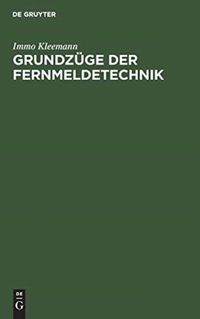 Grundzuge Der Fernmeldetechnik