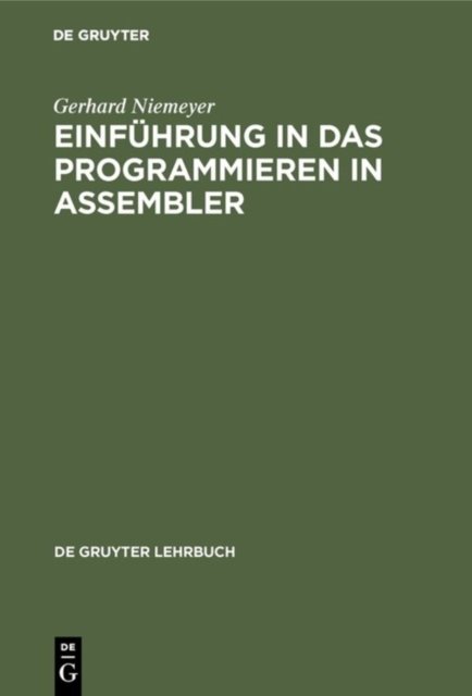 Einfuhrung in das Programmieren in Assembler