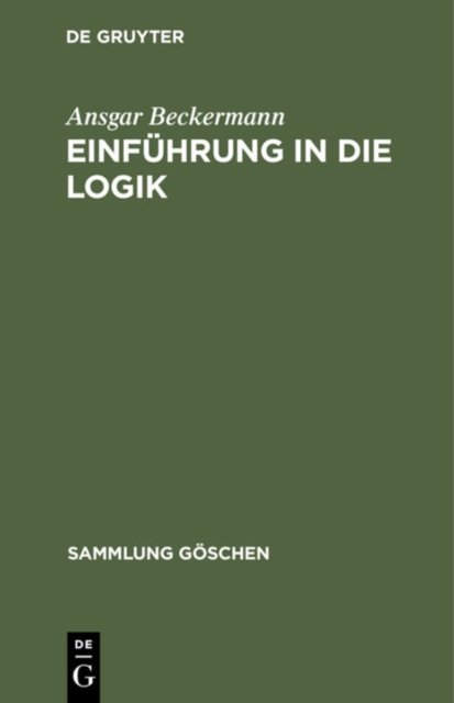 Einfuhrung in Die Logik