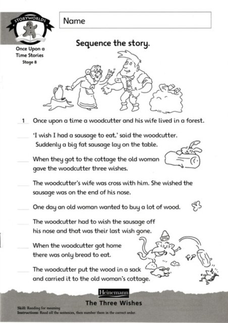Literacy Edition Storyworlds Stage 8, Once Upon A Time World, Workbook