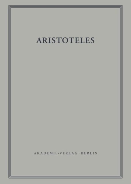 Aristoteles: Zoologische Schriften