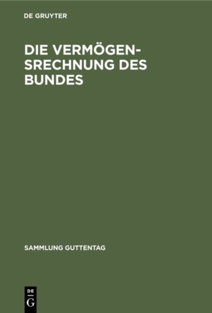Die Vermogensrechnung des Bundes