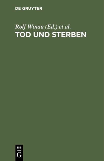 Tod Und Sterben
