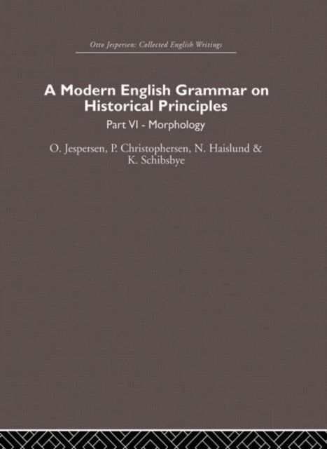A Modern English Grammar on Historical Principles