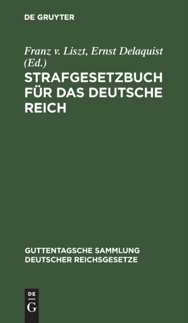 Strafgesetzbuch für das Deutsche Reich