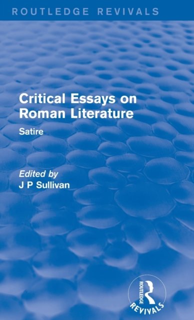 Critical Essays on Roman Literature